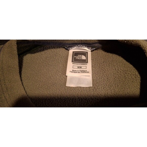 The North Face Sweatshirt Men Medium Green Crew Neck Sweatshirt Pullover Hiking - Picture 7 of 11